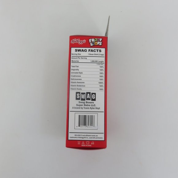 (#N) SWAG Kellogg's Retro Froot Loops Boxer Brief Underwear Red Men’s - Picture 4 of 9